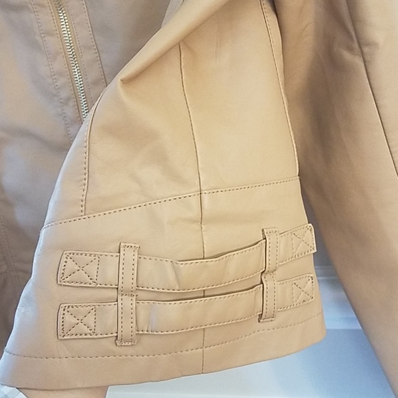 Tan Moto Jacket - Picture 3 of 4